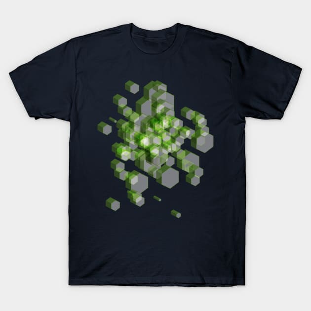 3D Hexagon Background XVII T-Shirt by uniqued